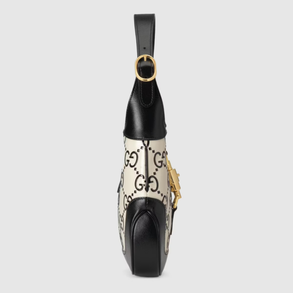 Túi Gucci Jackie 1961 GG 'Black White' ‎636706-UGMBG-9063 - Ảnh 4