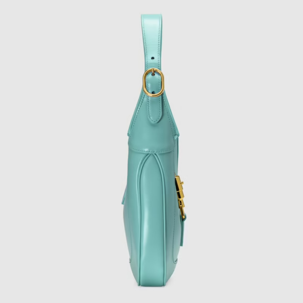 Túi Gucci Jackie 1961 Small Shoulder Bag Light Blue Leather 636709-10O0G-4933 - Ảnh 7