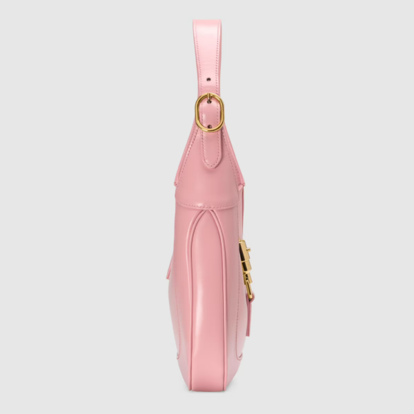 Túi Gucci Jackie 1961 Small Shoulder Bag Light Pink Leather ‎636709-10O0G-5815 - Ảnh 7