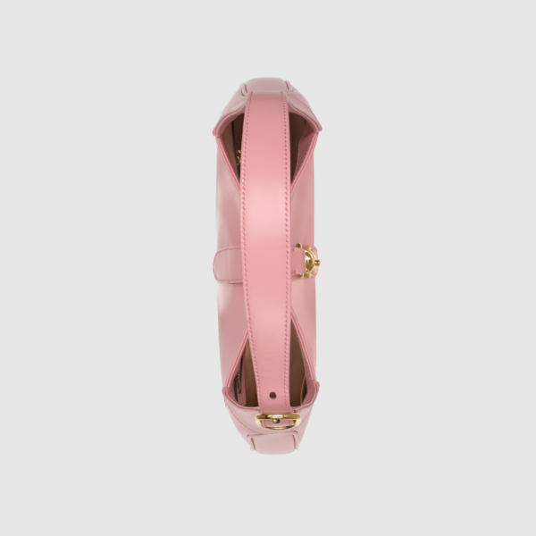 Túi Gucci Jackie 1961 Small Shoulder Bag Light Pink Leather ‎636709-10O0G-5815 - Ảnh 6