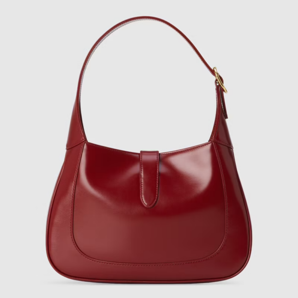 Túi Gucci Jackie 1961 Small Shoulder Red Leather 636709-10O0G-6638 - Ảnh 3