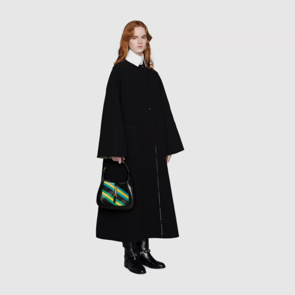 Túi Gucci Jackie 1961 Geometric Print 'Black' ‎636709-UQCAG-1058 - Ảnh 9