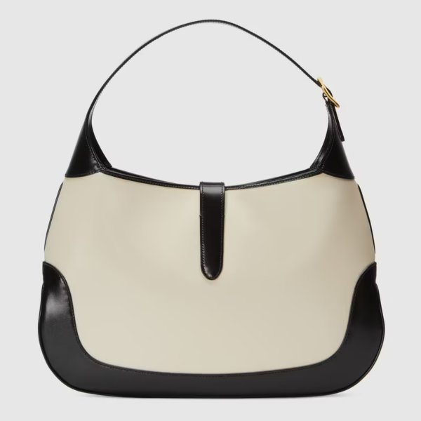 Túi Gucci Jackie 1961 With 'Black Leathe'r Trim ‎ - Ảnh 3