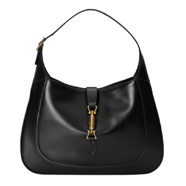 Túi Gucci Jackie 1961 Medium Shoulder Bag Black Leather 636712-10O0G-1000