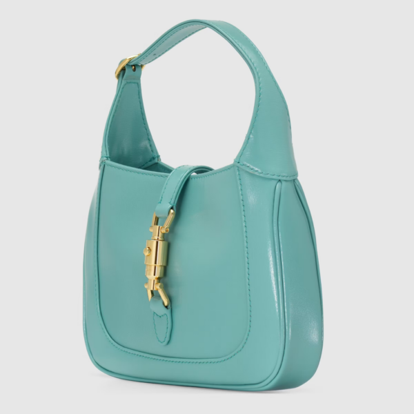 Túi Gucci Jackie 1961 Mini Shoulder Bag Light Blue Leather ‎637091-10O0G-4933 - Ảnh 7