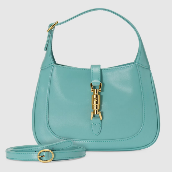 Túi Gucci Jackie 1961 Mini Shoulder Bag Light Blue Leather ‎637091-10O0G-4933 - Ảnh 2