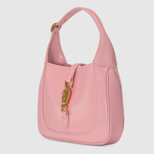 Túi Gucci Jackie 1961 Mini Shoulder Bag Light Pink Leather ‎637091-10O0G-5815 - Ảnh 2