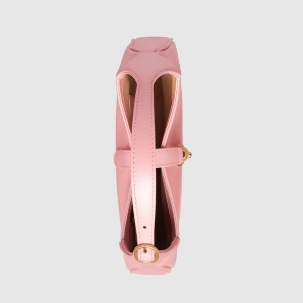 Túi Gucci Jackie 1961 Mini Shoulder Bag Light Pink Leather ‎637091-10O0G-5815 - Ảnh 5