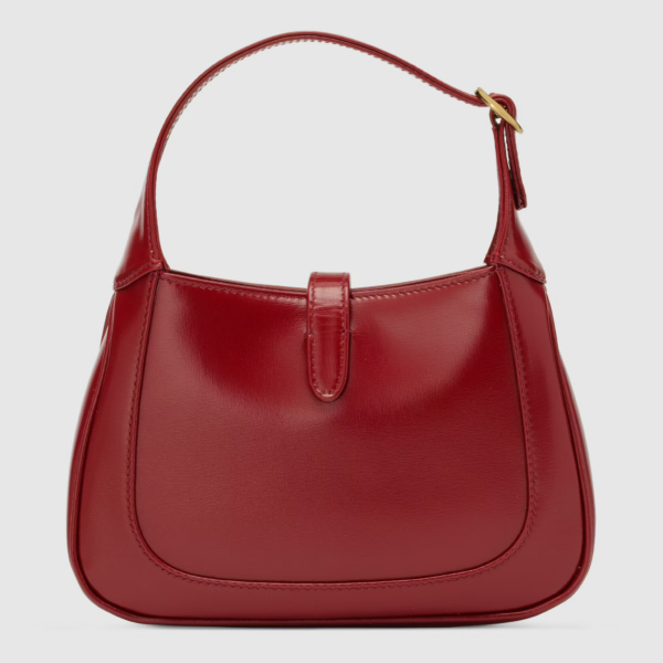 Túi Gucci Jackie 1961 Mini Shoulder Bag Red Leather 637091-10O0G-6638 - Ảnh 2