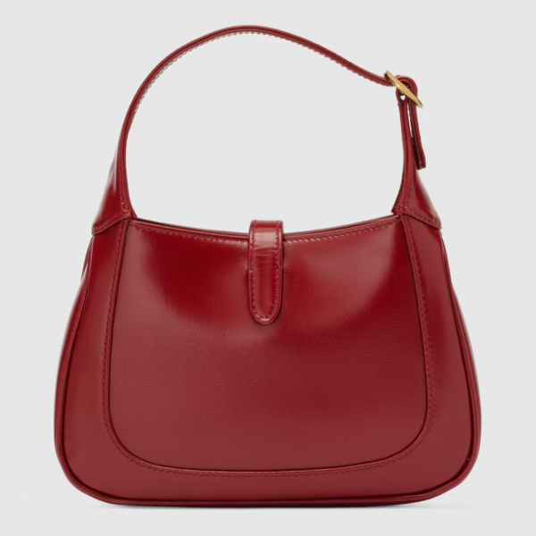 Túi Gucci Jackie 1961 Mini Shoulder Red Leather ‎637091-10O0G-6638 - Ảnh 4