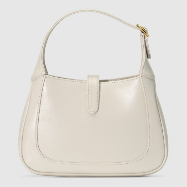 Túi Gucci Jackie 1961 Mini Shoulder Bag White Leather 637091-10O0G-9022 - Ảnh 7