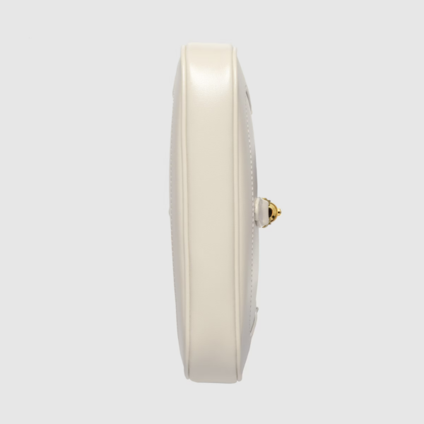 Túi Gucci Jackie 1961 Mini Shoulder Bag White Leather 637091-10O0G-9022 - Ảnh 8