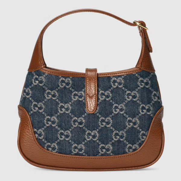 Túi Gucci Jackie 1961 Mini Shoulder 'Blue Ivory' GG 637092-2KQGG-8375 - Ảnh 3