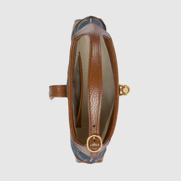 Túi Gucci Jackie 1961 Mini Shoulder 'Blue Ivory' GG 637092-2KQGG-8375 - Ảnh 2