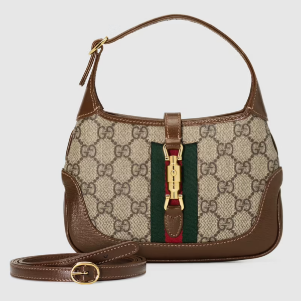 Túi Gucci Jackie 1961 GG Supreme Canvas 637092-HUHHG-8565 - Ảnh 4