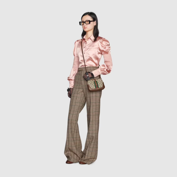 Túi Gucci Jackie 1961 GG Supreme Canvas 637092-HUHHG-8565 - Ảnh 6