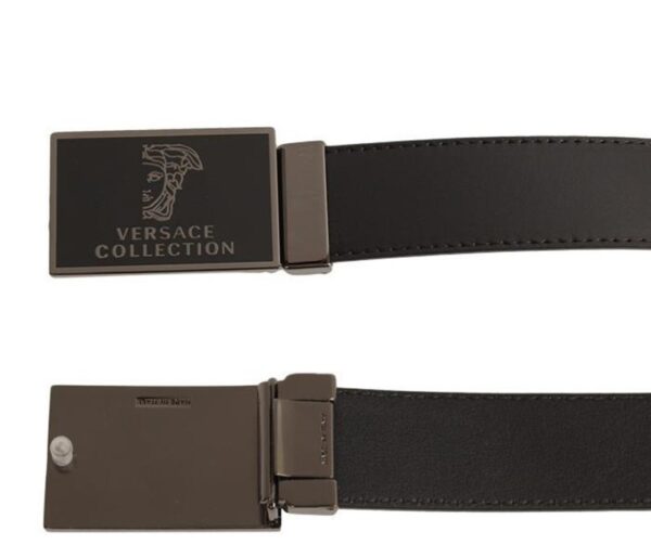 Thắt Lưng Versace Men's Dress Belt V91173S VM00046 V000 NERO - Ảnh 3
