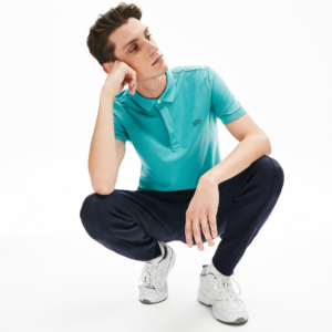 Ao Lacoste Paris Stretch Cotton Pique Polo 'Blue' PH5522-S5J