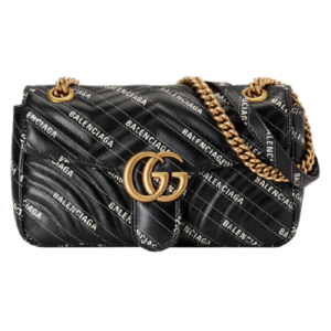 Túi Gucci The Hacker Project Small GG Marmont Black Leather 443497-UK5AT-1089