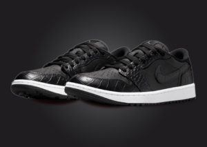 Giay Nike Air Jordan 1 Low Golf 'Black Crocodile' DD9315-003