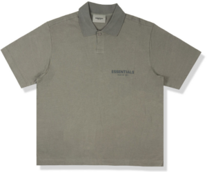 Ao Fear Of God Essentials Short Sleeve Boxy Polo 'Cement'