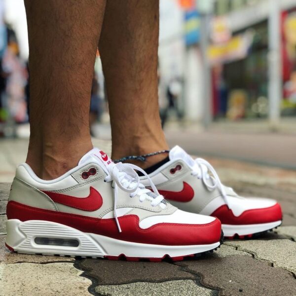 Giày Nike Air Max 90 'White University Red' AQ1273-100 - Ảnh 4
