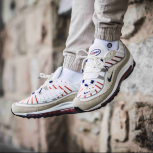 Alternative view of Giày Nike Air Max 98 'Sail Purple' 640744-108