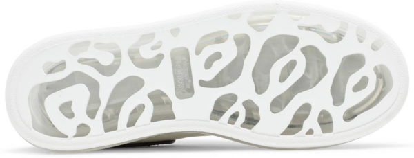 Giày Alexander McQueen Oversized Sneaker 'White Amethyst' - Ảnh 6