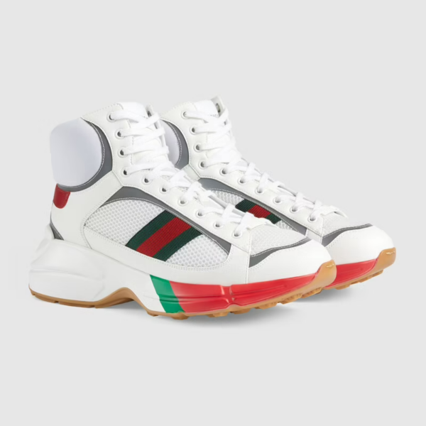 Giày Gucci Men's Rhyton high-top sneaker 643495-2H070-9079 - Ảnh 3
