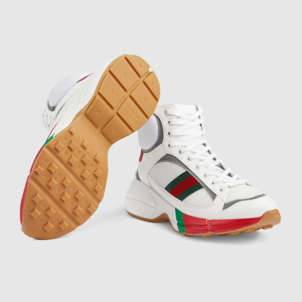 Giày Gucci Men's Rhyton high-top sneaker 643495-2H070-9079 - Ảnh 4