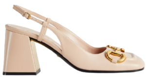 Giày Gucci Women's Mid-heel Slingback with Horsebit ‎643892-C9D00-6705