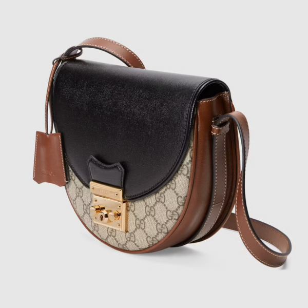 Túi Gucci Padlock Small Shoulder Brown And Black Leather ‎644524-HUHJG-9785 - Ảnh 4
