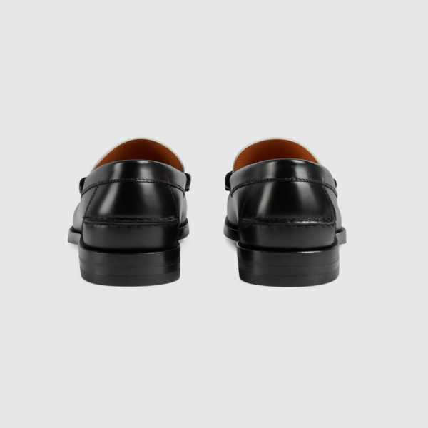 Giày Gucci Loafer Interlocking G 'Black White' 644724-17X20-1079 - Ảnh 5