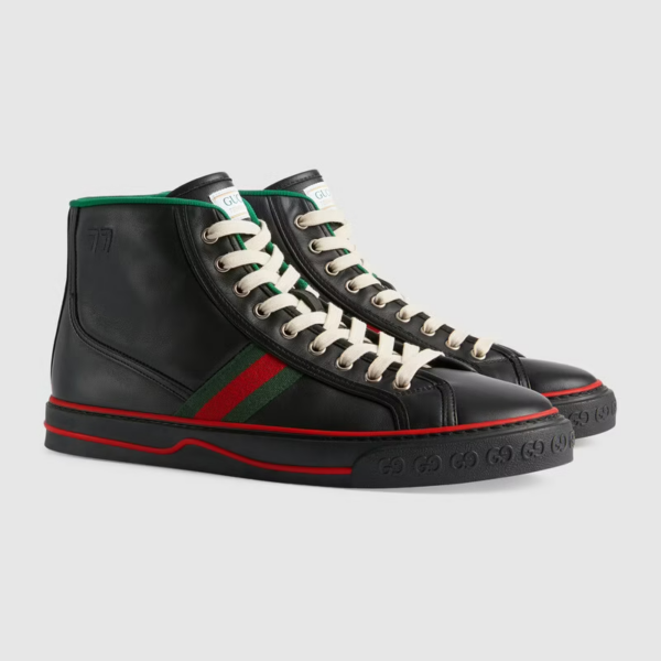 Giày Gucci Men's Tennis 1977 High Top Sneaker 644734-17L20-1074 - Ảnh 3