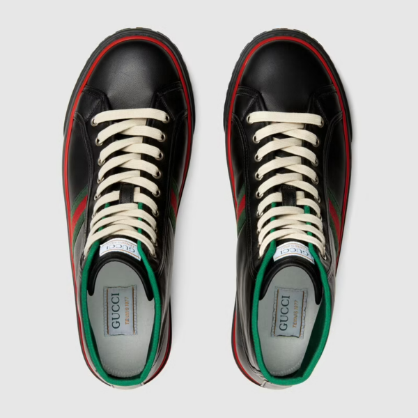 Giày Gucci Men's Tennis 1977 High Top Sneaker 644734-17L20-1074 - Ảnh 4