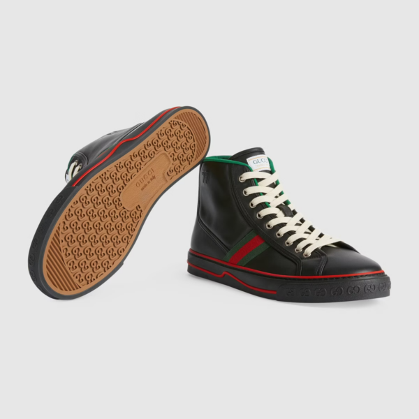 Giày Gucci Men's Tennis 1977 High Top Sneaker 644734-17L20-1074 - Ảnh 6
