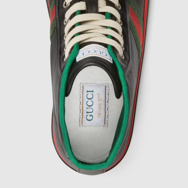 Giày Gucci Men's Tennis 1977 High Top Sneaker 644734-17L20-1074 - Ảnh 5