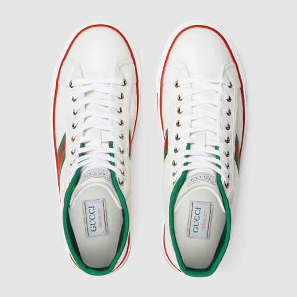 Giày Gucci Men's Tennis 1977 High Top Sneaker 644734-17L20-9071 - Ảnh 4
