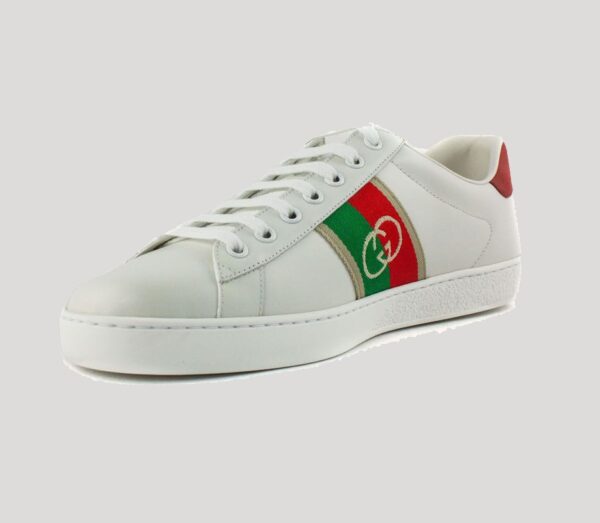 Giày Gucci Interlocking G Web Ace 6447491XGM0 9063 - Ảnh 5