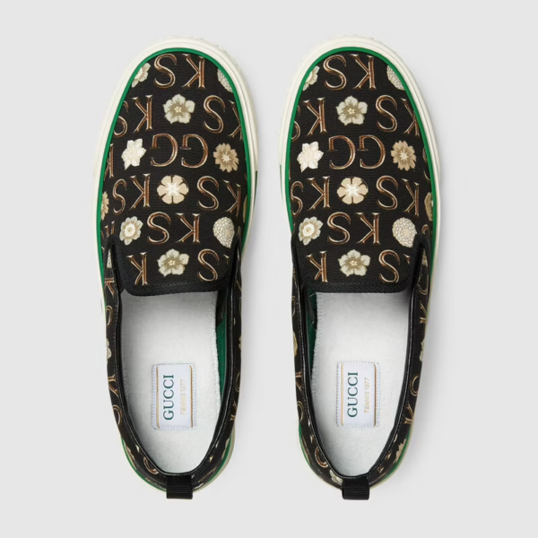 Giày Gucci Ken Scott Print Tennis 1977 Sneaker 645277-2LM30-1295 - Ảnh 4