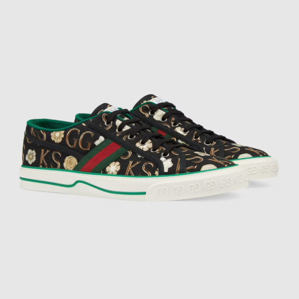 Giày Gucci Ken Scott Print Tennis 1977 Sneaker ‎645279-2LM20-1291 - Ảnh 2