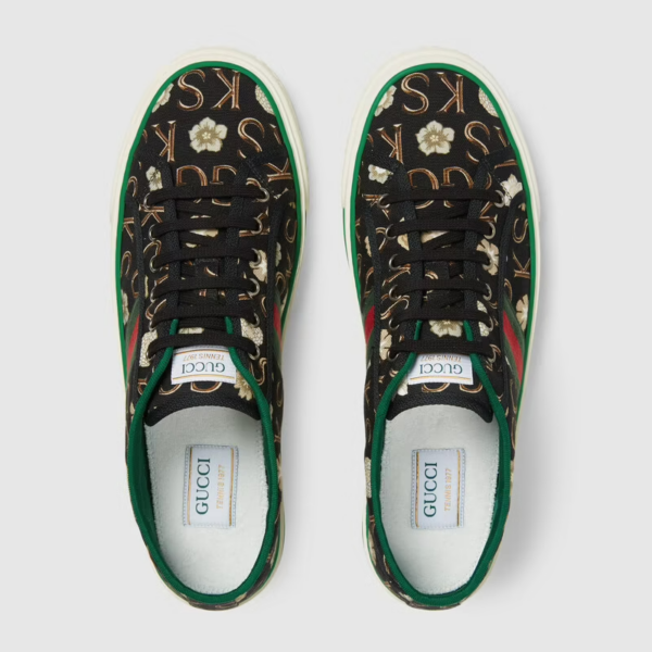 Giày Gucci Ken Scott Print Tennis 1977 Sneaker ‎645279-2LM20-1291 - Ảnh 3