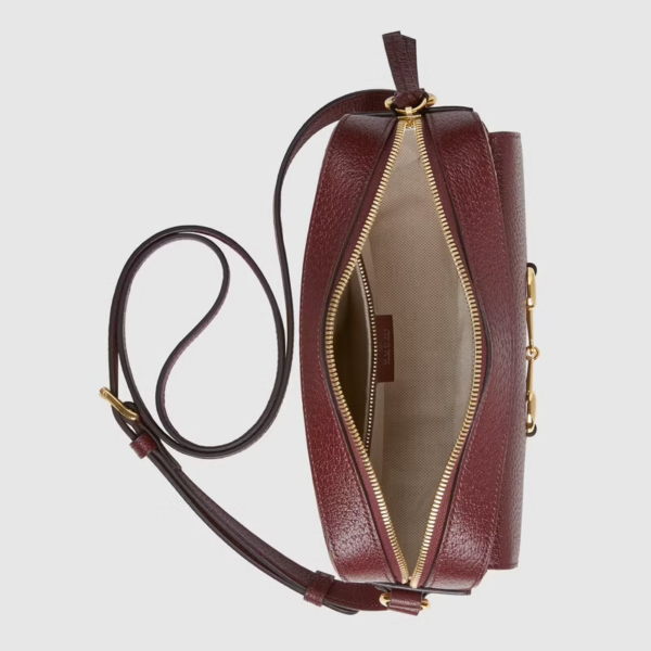 Túi Gucci Horsebit 1955 GG 'Burgundy' 645454-9Y9NG-9865 - Ảnh 2