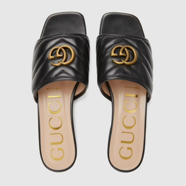Giày Gucci Women's Slide with Double G ‎646169-BKO60-1000 - Ảnh 3