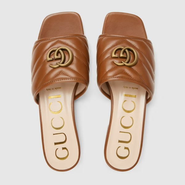 Dép Gucci Women's Slide Sandal with Double G 646169-BKO60-2535 - Ảnh 2