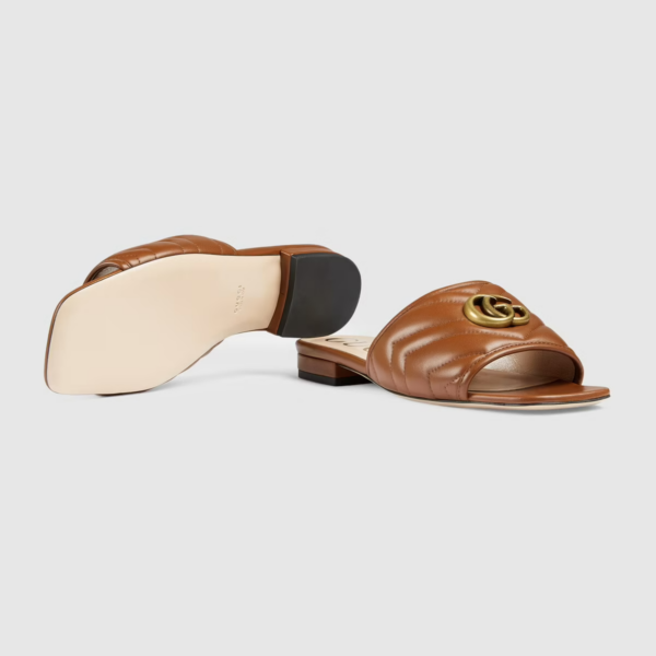 Dép Gucci Women's Slide Sandal with Double G 646169-BKO60-2535 - Ảnh 4