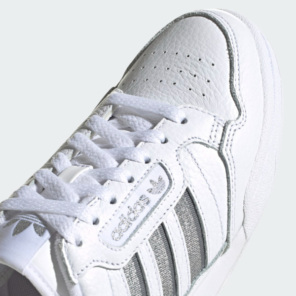 Giày Adidas Wmns Continental 80 Stripes 'White Silver Metallic' S42626 - Ảnh 5