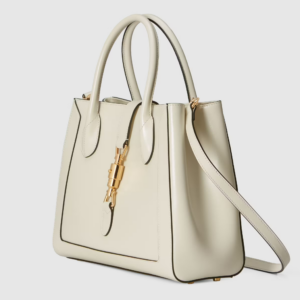 Alternative view of Túi Gucci Jackie 1961 Medium Tote Bag White Leather 649016-0YK0G-9022