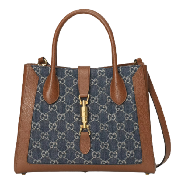 Túi Gucci Jackie 1961 Organic GG 'Dark Blue' 649016-2KQGG-8375