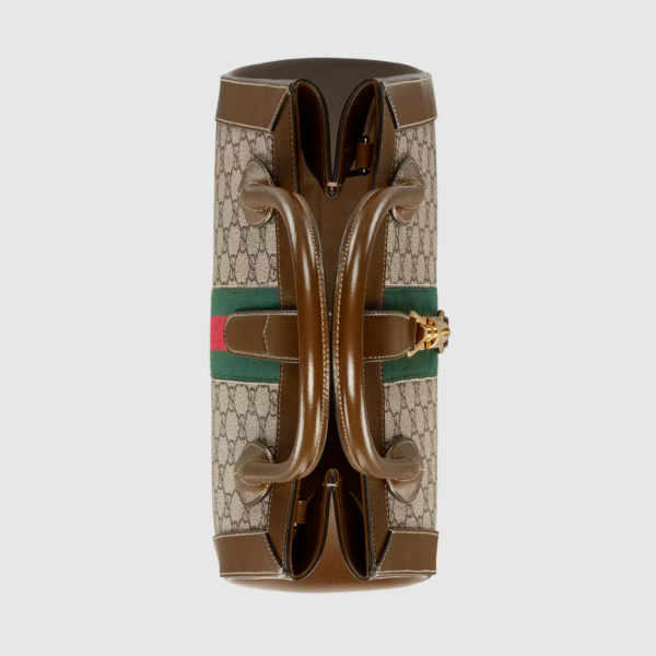 Túi Gucci Jackie 1961 Ebony GG 'Beige' 649016-HUHHG-8565 - Ảnh 6